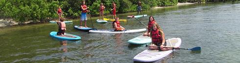 Summer camp paddleboard